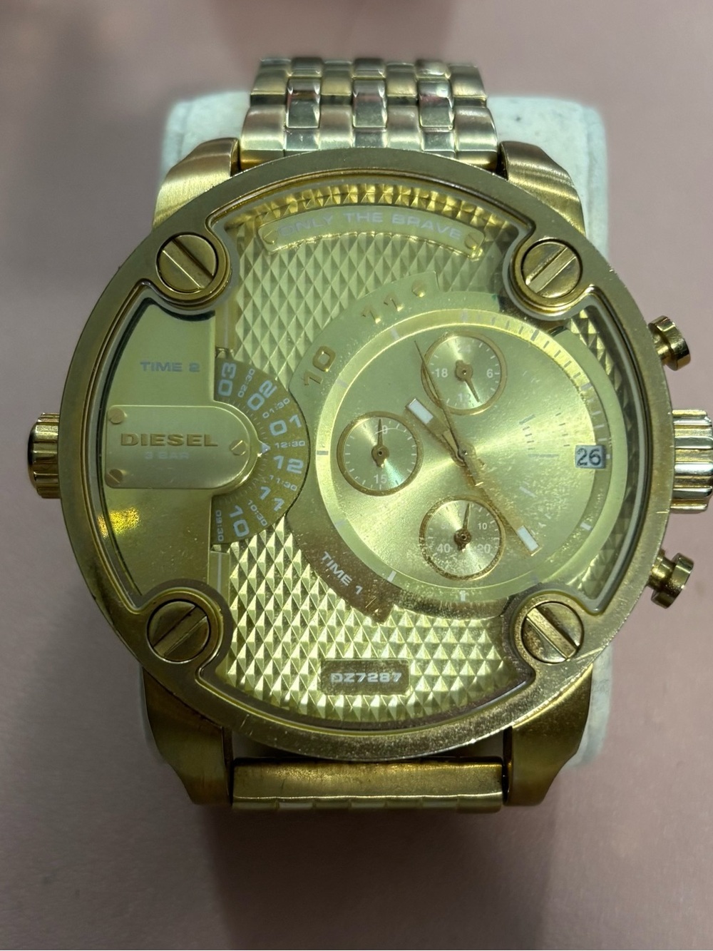 Diesel Gold-Tone Multi-Dial Men's Watch